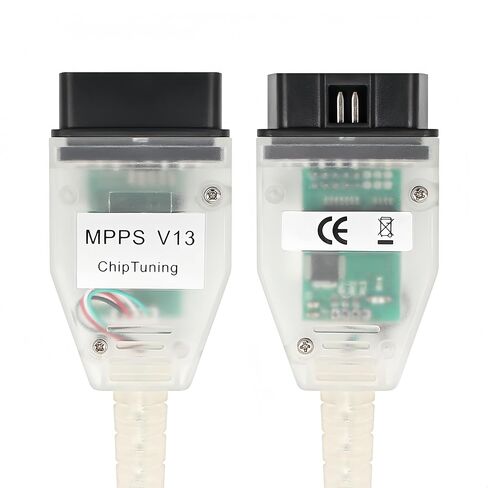 V13MPPS Programming Cable Compatible for ECU EDC15 EDC16 EDC17 MED9.X ME7.X and Siemens PPD1/X, OBD2 ECU Chip Tuning Tool. Driver/APP Must Be Installed in Kuwait