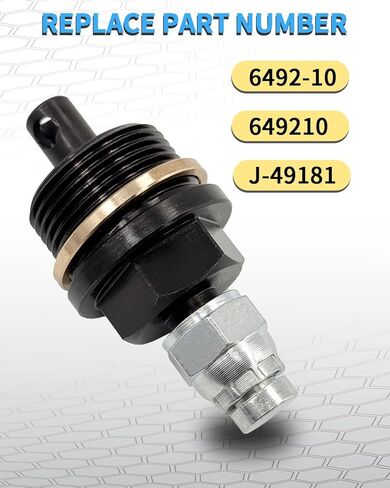 6492-10 Oil Priming Adapter Fit for Detroit Diesel DD13 DD15 Engines, M33×2.0 Thread 27mm Hex Replace J-49181 649210 with Dust Cover, Conduit, Sealing Tape in Saudi Arabia