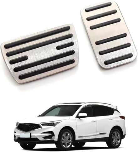 Pedal Covers for Acura RDX 2019 2020 2021 2022 2023 2024 2025, Textured Anti-Slip No Drilling Upgraded Durable and Easy to Install Stylish Enhance Driving Experience Comfortable in Kuwait