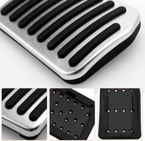 Pedal Covers for Acura RDX 2019 2020 2021 2022 2023 2024 2025, Textured Anti-Slip No Drilling Upgraded Durable and Easy to Install Stylish Enhance Driving Experience Comfortable in Kuwait