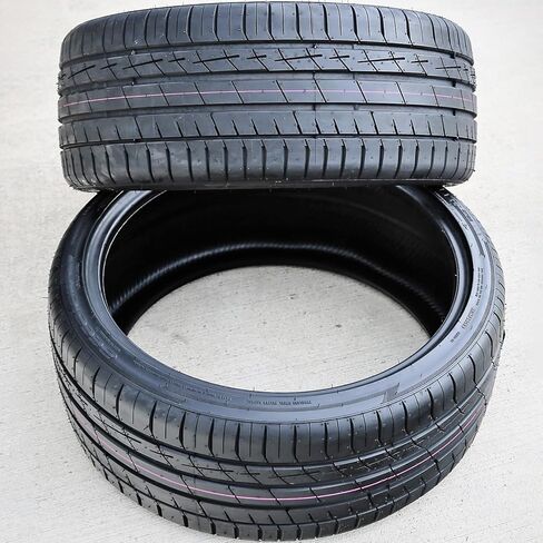 مجموعة من 4 (أربعة) إطارات Accelera Iota ST68 لسيارات الركاب عالية الأداء لجميع المواسم - 255/35R22 255/35ZR22 255/35/22 255/35-22 99W نطاق التحميل XL 4-Ply BSW جدار جانبي أسود UTQG 400AA in Kuwait