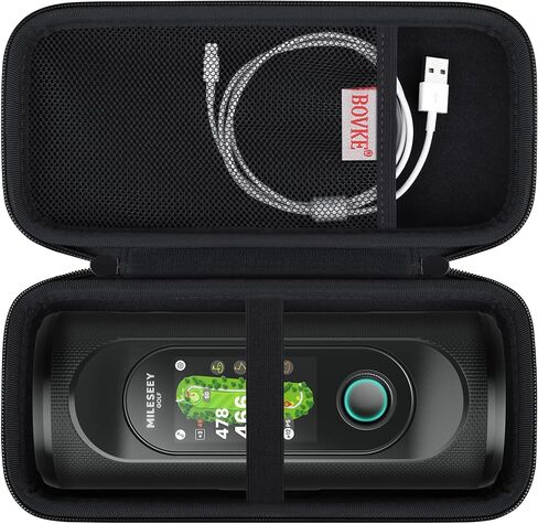 BOVKE Carrying Case for MiLESEEY GeneSonic Pro Golf GPS Speaker, Black in Kuwait