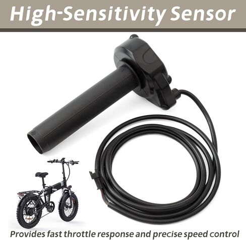 Full Twist Throttle Compatible with Ridstar Q20 Series Electric Dirt Bike, E-Bike Throttle Handlebar Kit w/Key Ignition Switch Grips Cable in Kuwait