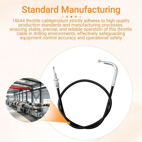 14644 Auger Throttle Cable,14644 Throttle Cable,Fits Ardisam Viper E43 Auger 4811 Models,Replacement Other Cables in Saudi Arabia