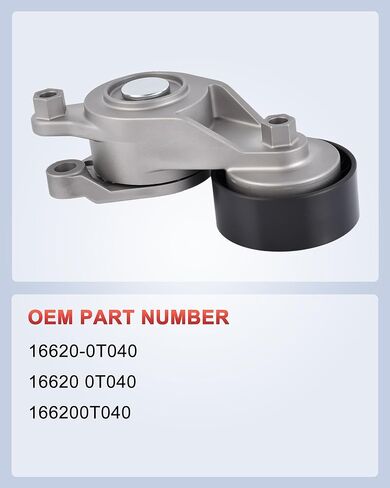 16620-0T040 Belt Tensioner Compatible with Toyota Corolla 1.8L 2020 2021 2022 in Kuwait