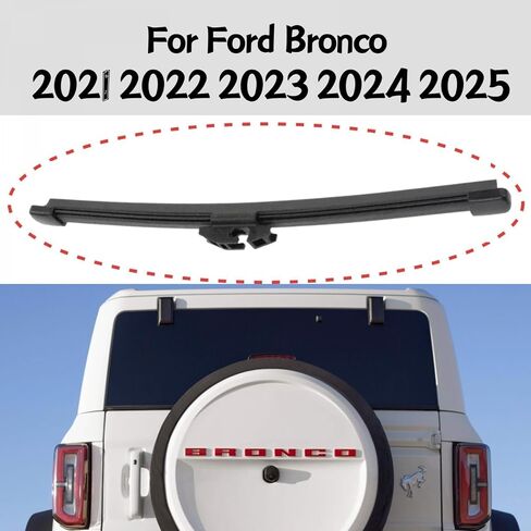Rear wiper blade For Ford Bronco 2021 2022 2023 2024 2025 Base Raptor Black Diamond Wildtrak Heritage Edition Badlands Big Bend Outer Banks Everglades Heritage Limited Edition Stroppe Edition in Saudi Arabia