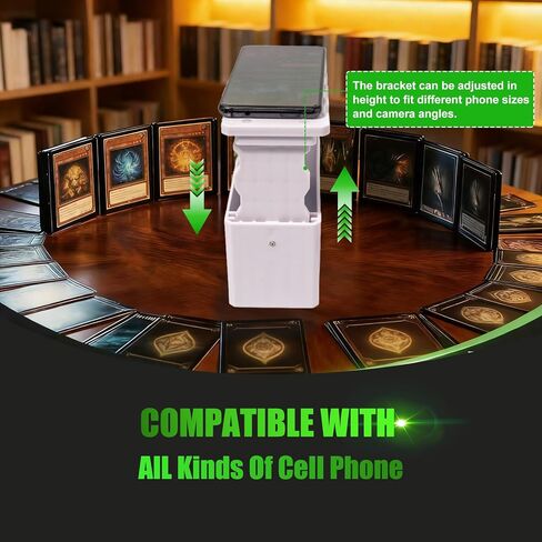 Card Scanner TCG for Fast and Accurate Trading Card Game Scanning, Compatible with Standard Sized Sleeved & Unsleeved Cards, Perfect for Game Nights and Quick Price Checks in Saudi Arabia