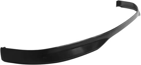 Front Bumper Lip, Compatible with 1993-1997 Honda Civic Del Sol, Type R Style Flexible Polyurethane(PU) Front Lip Chin Spoiler Splitter, Unpainted Black in Kuwait
