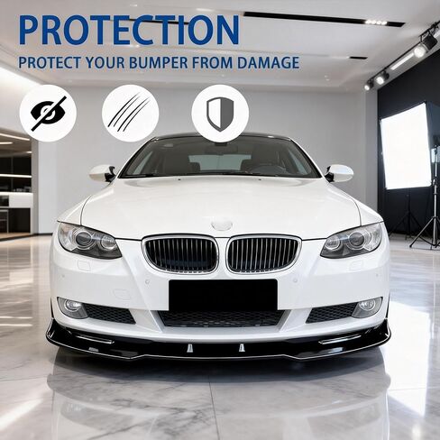 Front Bumper Lip for 2006-2013 BMW E92 E93 | Fit Early & Late Standard Bumper Models | Front Chin Spoiler Protector in Saudi Arabia