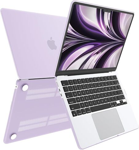AKIT Compatible with MacBook Air 15 inch Case 2026 2025-2022 M5 M4 M3 M2 A3448 A3241 A3114 A2941, Laptop Hard Shell with Screen Protector + Keyboard Cover for MacBook Air 15.3" - Lavender Purple in Saudi Arabia