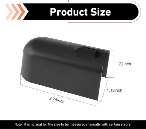 Rear Windshield Wiper Arm Cover Cap, Rear Wiper Cover Compatible with Ford Escape 2013-2024 Explorer 2011-2019 Lincoln MKC/MKX, BB5Z-17C526-A Wiper Arm Nut Protective Cap in Saudi Arabia
