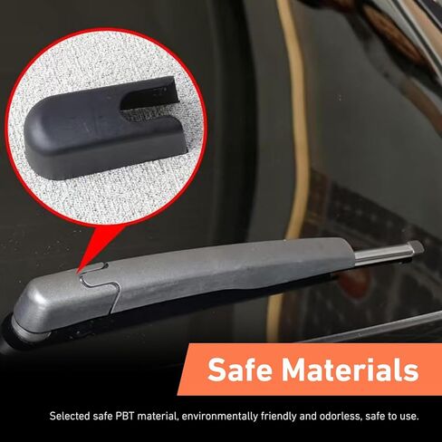 Rear Windshield Wiper Arm Cover Cap, Rear Wiper Cover Compatible with Ford Escape 2013-2024 Explorer 2011-2019 Lincoln MKC/MKX, BB5Z-17C526-A Wiper Arm Nut Protective Cap in Saudi Arabia