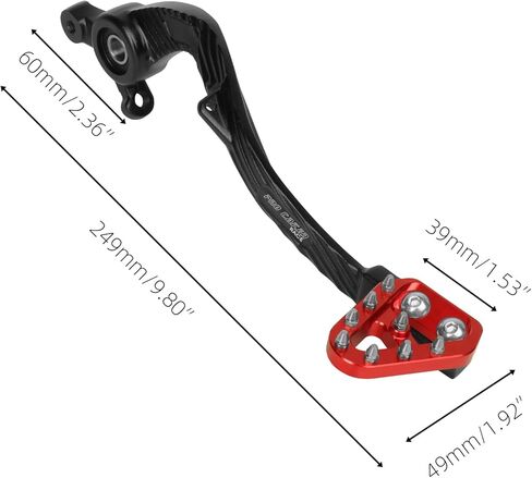 CNC دراجة نارية الخلفية القدم بدال فرامل رافعة تتكشف 7075 سبائك الألومنيوم مزورة ل 250SX 250 300EXC HARDENDURO CKD ستة أيام TC250 TE250 TX300 الدراجة الترابية in Kuwait