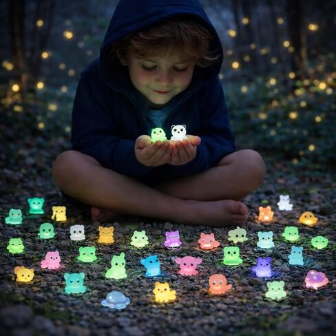 Resin Animals Collectible Mini Animal Figures, Individually Wrapped Mystery Animal Figurines for Fairy Garden, Crafts, Party Favors, Outdoor Play, Birthday Gifts for Kids(60pcs) in Saudi Arabia