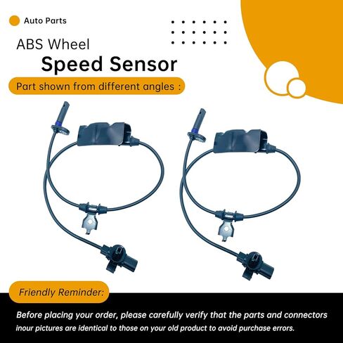 2Pcs Rear Left and Right ABS Wheel Speed Sensor Compatible with Honda Pilot 2009-2015 (3.5L V6) – Replaces 57475-SZA-A01, 57470-SZA-A01, ALS3078, ALS2303 in Saudi Arabia