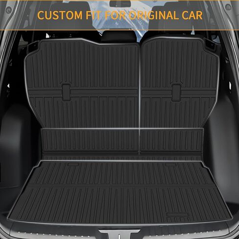 Cargo Mat Compatible with 2023-2026 Honda CRV Trunk Mat & Seat Back Protector All-Weather TPE Cargo Liner Replacement for 2023 2024 2025 2026 Honda CRV Accessories in Saudi Arabia