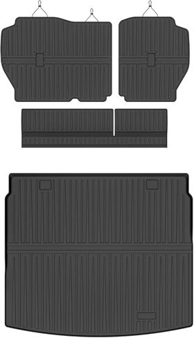 Cargo Mat Compatible with 2023-2026 Honda CRV Trunk Mat & Seat Back Protector All-Weather TPE Cargo Liner Replacement for 2023 2024 2025 2026 Honda CRV Accessories in Saudi Arabia