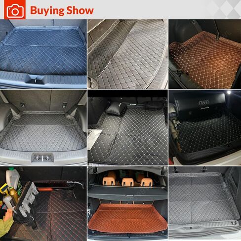 Car Trunk Mat for Nissan Murano 2015 2016 2017 2018 2019 2020 2021, Custom Fit PU Leather Cargo Liner, All-Weather Waterproof Rear Trunk Liner Protector, Auto Interior Accessories in Saudi Arabia