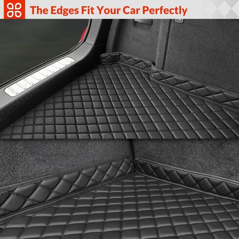 Car Trunk Mat for Nissan Murano 2015 2016 2017 2018 2019 2020 2021, Custom Fit PU Leather Cargo Liner, All-Weather Waterproof Rear Trunk Liner Protector, Auto Interior Accessories in Saudi Arabia