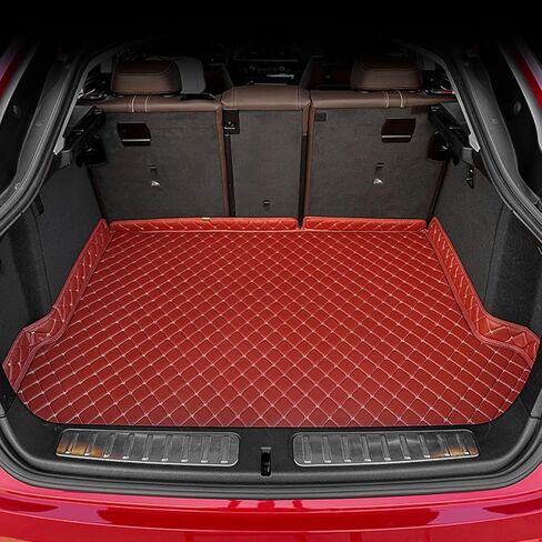 Car Trunk Mat for Nissan Murano 2015 2016 2017 2018 2019 2020 2021, Custom Fit PU Leather Cargo Liner, All-Weather Waterproof Rear Trunk Liner Protector, Auto Interior Accessories in Saudi Arabia
