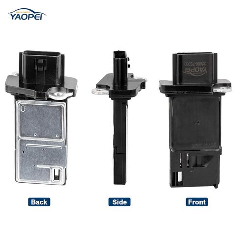 مستشعر MAF مستشعر تدفق الهواء الشامل متوافق مع Nissan 350Z 370Z Altima Armada Titan Infiniti G35 G37 QX80، 2003-2024، استبدال 226807S000 226807S00A 226807S00B 22680-7S000 22680-CA000 in Kuwait