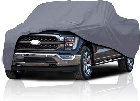 غطاء سيارة شاحنة 5 طبقات شبه مخصص كامل الحجم لسيارة Ford F-150 SVT Lightning 2001-2004 بيك اب الكابينة العادية بطول 6.6 قدم، حماية من جميع الأحوال الجوية ضد الخدش والغبار ودرع الثلج in Kuwait