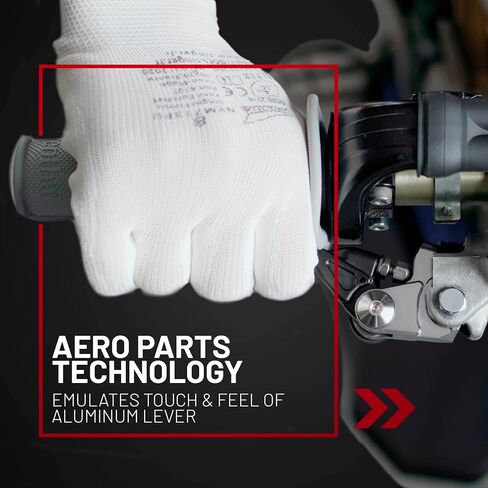 مجموعة أذرع محورية من Polisport تناسب Sherco SE/SEF (2017–26)، Husqvarna FC/FE 250–450 (2014–16)، KTM EXC/EXC-F/SX/SX-F 250–450 (2014–25) فرامل MX/Enduro/قابض متين على شكل OEM سهل التركيب باللون الأبيض in Kuwait