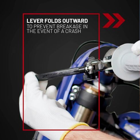 مجموعة أذرع محورية من Polisport تناسب Sherco SE/SEF (2017–26)، Husqvarna FC/FE 250–450 (2014–16)، KTM EXC/EXC-F/SX/SX-F 250–450 (2014–25) فرامل MX/Enduro/قابض متين على شكل OEM سهل التركيب باللون الأبيض in Kuwait