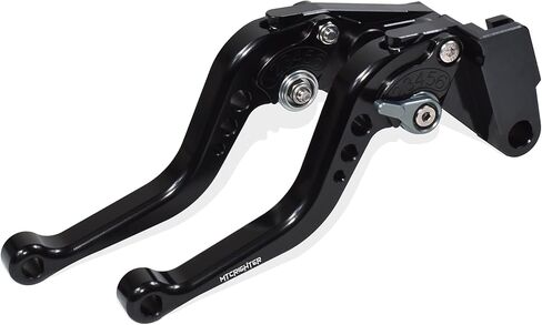 Short Brake Lever Clutch Lever Compatible with Kawasaki Ninja 125 Z125/ Pro 2017-2023, CNC Aluminum Alloy Made (Blue) in Saudi Arabia