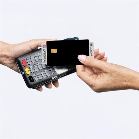 CCWraps Colored Credit Card Skin Sticker – Vinyl Decal for Credit, Debit, Bank, EBT, Metro & Key Cards – Waterproof Card Cover Made in USA (2 Pack) (Matte Black) in Saudi Arabia