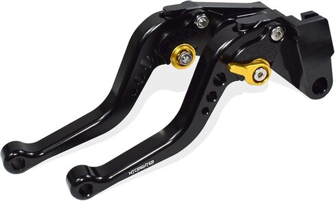 Short Brake Lever Clutch Lever Compatible with Kawasaki Ninja 125 Z125/ Pro 2017-2023, CNC Aluminum Alloy Made (Blue) in Saudi Arabia