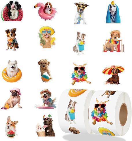 1000Pcs Sticker Rolls Cute Funny Vegetables Fruit Sticker Roll with 16 Different Pattern Designs Waterproof Self-Adhesive Decals Strawberry Banana Lemon Orange Pineapple Reward Stickers for Kids in Saudi Arabia
