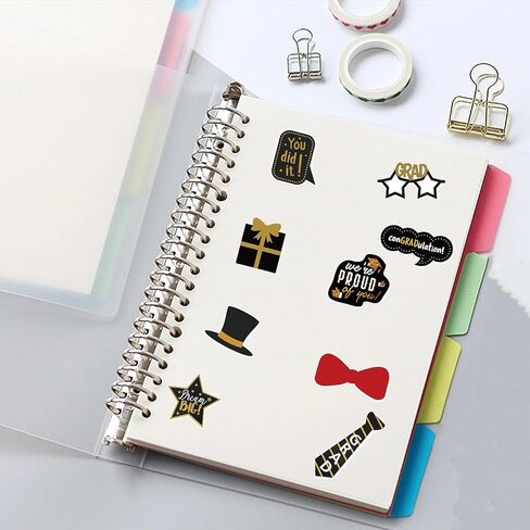 52 Pcs Graduation Stickers, Graduation Cap Sticker Class of 2026, DIY Graduation Cap Stickers for Congrats Grad Sticker Graduation Party Supplies, Scrapbook, Water Bottle, Laptop in Saudi Arabia