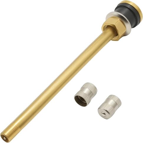 20Pcs 5inch Clamp in Truck Valve Stems, TR574 Copper Tubeless Straight Valve Stem Extension Adaptor, Valve Tool Replacement for 0.625in Valve Bore Stems in Kuwait