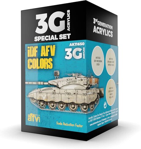 AK Interactive 3G IDF AFV Color Combos - Plastic Modelling Paints & Accessories, Item # AK-11650 in Kuwait