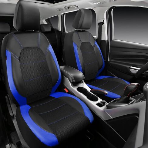 9 قطع أغطية مقاعد لسيارة Toyota Corolla Fielder XI 2012-2016 2017 2018، غطاء مقعد سيارة جلدي فاخر مقاوم للماء وغير قابل للانزلاق لجميع الأحوال الجوية، ملحقات داخلية، أزرق in Kuwait