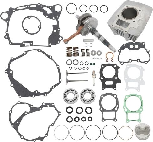 1 Set of Crankshaft Valve Kit with Oil Seal Cylinder Sleeve Overhaul Gasket 13000-HM8-A40 Replacement for Honda SporTrax Recon 250 TRX250 2002-2009 2011-2016 in Kuwait