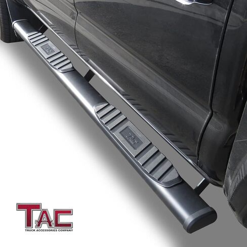 TAC Arrow Side Steps Running Boards Compatible with 2005-2023 Toyota Tacoma Double Cab Truck Pickup 5" Aluminum Texture Black Step Rails Nerf Bars Lightweight Off Road Accessories 2Pcs in Kuwait