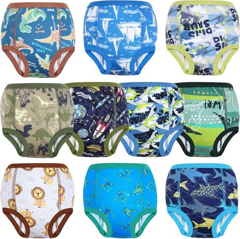 MOEMOE BABY Training Underwear 10 Packs Absorbent Potty Training Pants for Boys and Girls Cotton Pee Pants 2-9T in Saudi Arabia