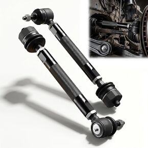 Heavy Duty Tie Rod Ends Kit, 2pcs Adjustable 0-6" Tie Rod, applicable to Silverado Sierra 2500HD 3500HD 2011-2024, Front Lower Tie Rod Compatible with Chevy GMC, Repalce OE Inner and Outer Assembly in Saudi Arabia