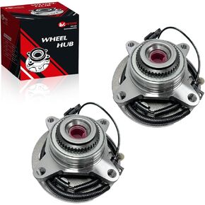 515142 Front Wheel Bearing Hub Assembly Compatible with 2011 2012 2013 2014 Ford F-150, Expedition, Lincoln Navigator, 6 Lug Bolts w/ABS, Replaces BL3Z-1104-A (Pair) in Kuwait