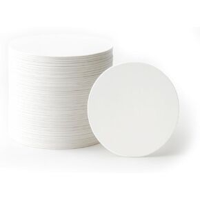 50 Pieces Solid Core White Chipboard Circles - Extra Thick 28pt White Circle Cardstock - Heavyweight Circle Cutouts For Scrapbooking, Crafts & Product Backing (2" Round) in Kuwait