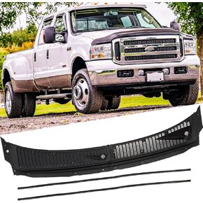 2 PCS Front Windshield Wiper Cowl Panel for 1999-2007 Ford F250 F350 F450 F550 Super Duty/2000-2005 Ford Excursion Window Cover Insert Panel Replacement for 3C3Z25022A68AAA 4C3Z25022A69AAA in Kuwait