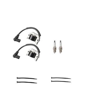 2 PACK 21171-7034 Ignition Coil Module for Kawasaki FH381V FH430V FH480V FH541V FH580V Lawn Mover Engine with Spark Plug Replace # 21171-7001 21171-7007 21171-7006 21171-7013 in Kuwait
