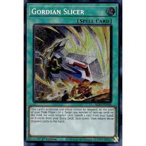 Gordian Slicer - ALIN-EN066 - Secret Rare - 1st Edition in Kuwait