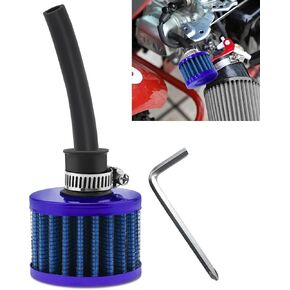 212cc Air Filter Valve Cover Breather Filter, Air Filter Exhaust Pipe Kit Compatible with Predator 196cc 6.5hp Coleman CT200U BT200X CT200U-EX Baja Warrior MB200 GX160 GX200 Mini Bike (Blue) in Kuwait