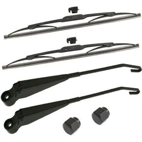 Black Wiper Arm & Blade Set for VW for Super for Beetle 1973-1979 in Saudi Arabia