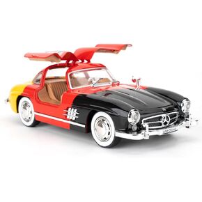 سيارات لعبة WAKAKAC متوافقة مع سيارات موديل 300SL بمقياس 1:22، مركبات مصبوبة قابلة للسحب، سيارات قابلة للتجميع مع أصوات وأضواء للأطفال الأولاد والبنات والكبار، هدية حمراء in Kuwait