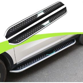 2Pcs Aluminum Running Boards Fixed Nerf Bars Side Steps with Brackets Fit for Genesis GV80 JX1 2021 2022 2023 2024 2025 (60) in Saudi Arabia