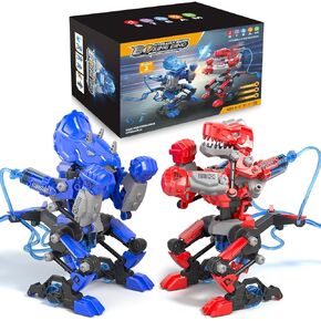 Hydraulic Boxing Bots Building Kit, STEM Educational Fighting Game Set, 2-Player Battle Robot Toy for Kids, Cool Birthday Gift for Boys Age 5 6 7 8 9 10 in Saudi Arabia